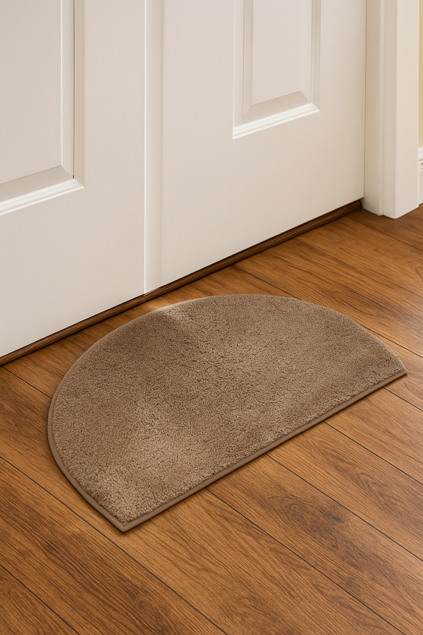 semi circular doormat – soft & elegant half moon rug for home décor