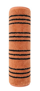 modern striped brown runner rug